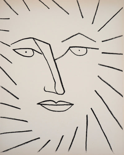 Françoise GILOT : Femme solaire, Lithographie originale (vue générale) - Crédit photo : Galerie Art.Paris