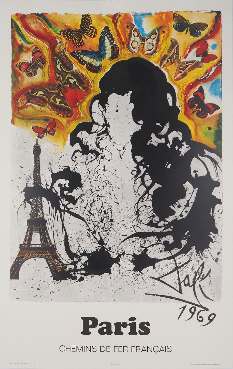 Salvador DALI : Paris, Lithographie originale (vue générale) - Crédit photo : Galerie Art.Paris