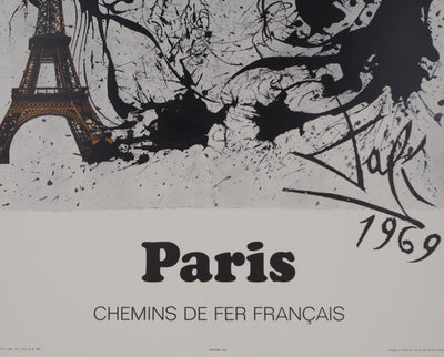 Salvador DALI : Paris, Lithographie originale (photo de détail 4) - Crédit photo : Galerie Art.Paris