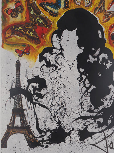 Salvador DALI : Paris, Lithographie originale (photo de détail 6) - Crédit photo : Galerie Art.Paris