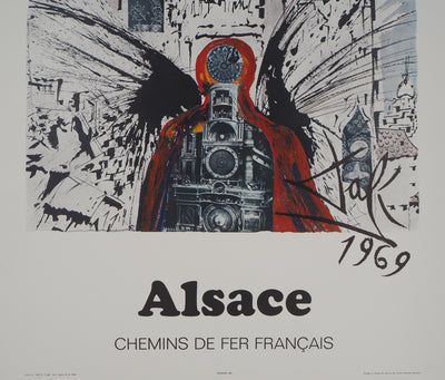 Salvador DALI : Alsace, Lithographie originale (photo de détail 3) - Crédit photo : Galerie Art.Paris