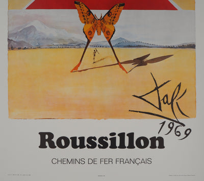 Salvador DALI : Roussillon, Lithographie originale (photo de détail 3) - Crédit photo : Galerie Art.Paris