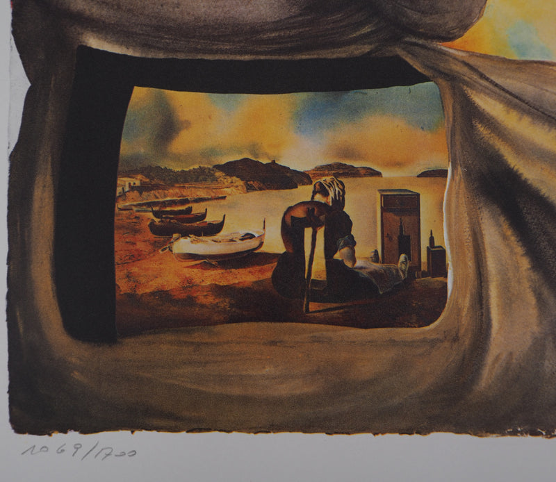 Salvador DALI : Normandie, Lithographie originale (photo de détail 5) - Crédit photo : Galerie Art.Paris