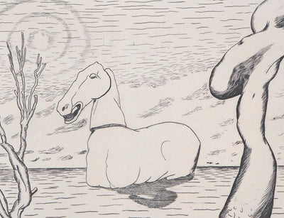 Roger VIEILLARD : Cheval surréaliste, Gravure originale (photo de détail 5) - Crédit photo : Galerie Art.Paris