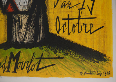 Bernard BUFFET : Mon Cirque, le clown, Affiche originale (photo de détail 5) - Crédit photo : Galerie Art.Paris