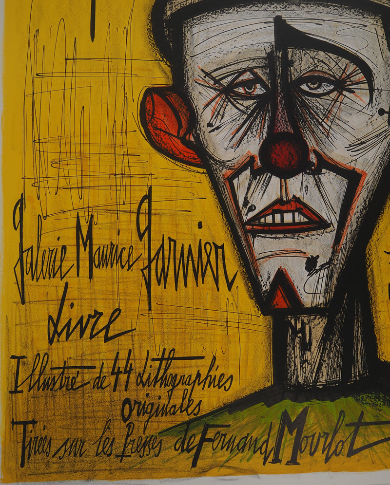 Bernard BUFFET : Mon Cirque, le clown, Affiche originale (photo de détail 6) - Crédit photo : Galerie Art.Paris