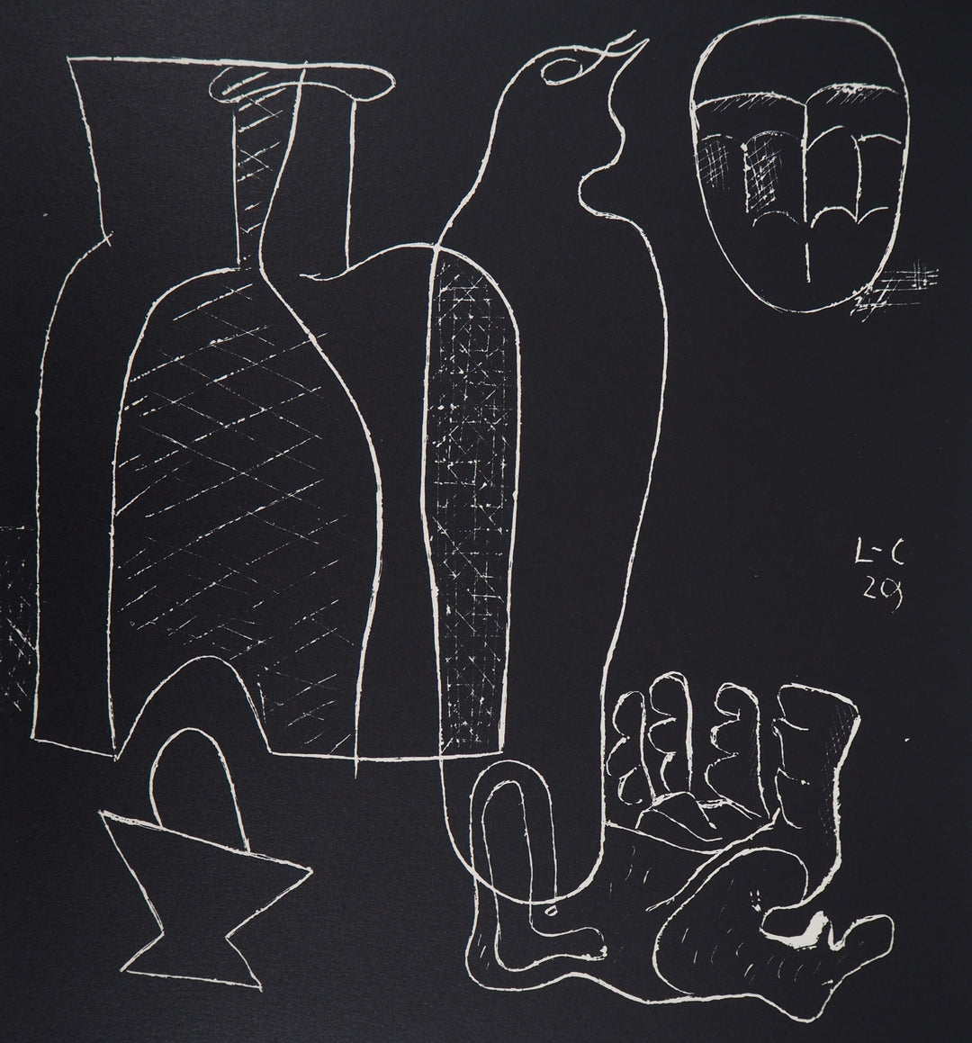 アート・デザイン・音楽 Le Corbusier & P. JeanneretVol.1 1910-29 LE CORBUSIER: Still Life with Hand, Original Lithograph – art.paris