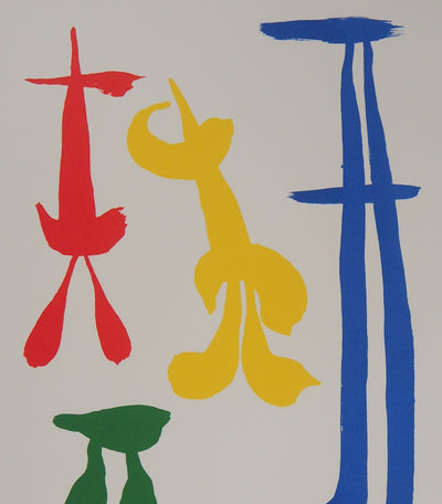 Joan MIRO : Famille surréaliste, Lithographie originale (photo de détail 4) - Crédit photo : Galerie Art.Paris