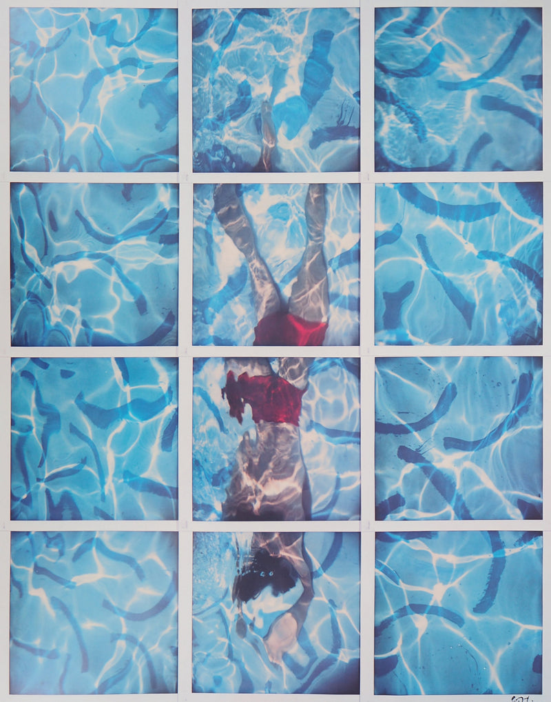 David HOCKNEY : Swimmer, Pool Diver, Lithographie originale (photo de détail 2) - Crédit photo : Galerie Art.Paris