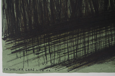 Bernard BUFFET : Château de Culan, Lithographie originale (photo de détail 6) - Crédit photo : Galerie Art.Paris