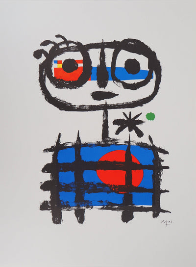 Joan MIRO : Garçon imaginaire, Lithographie originale (vue générale) - Crédit photo : Galerie Art.Paris