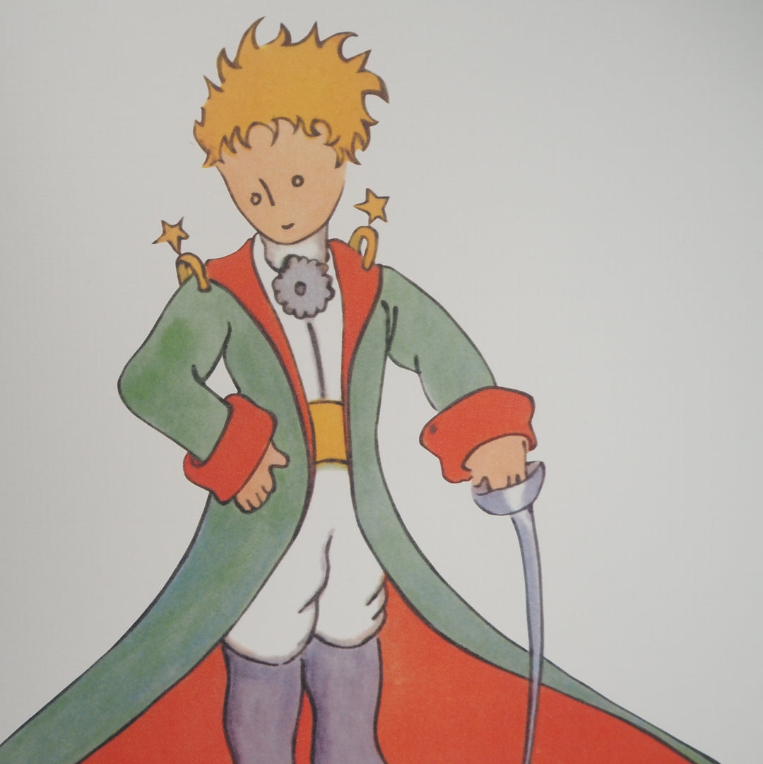 Antoine DE SAINT-EXUPERY: The Little Prince in a large coat