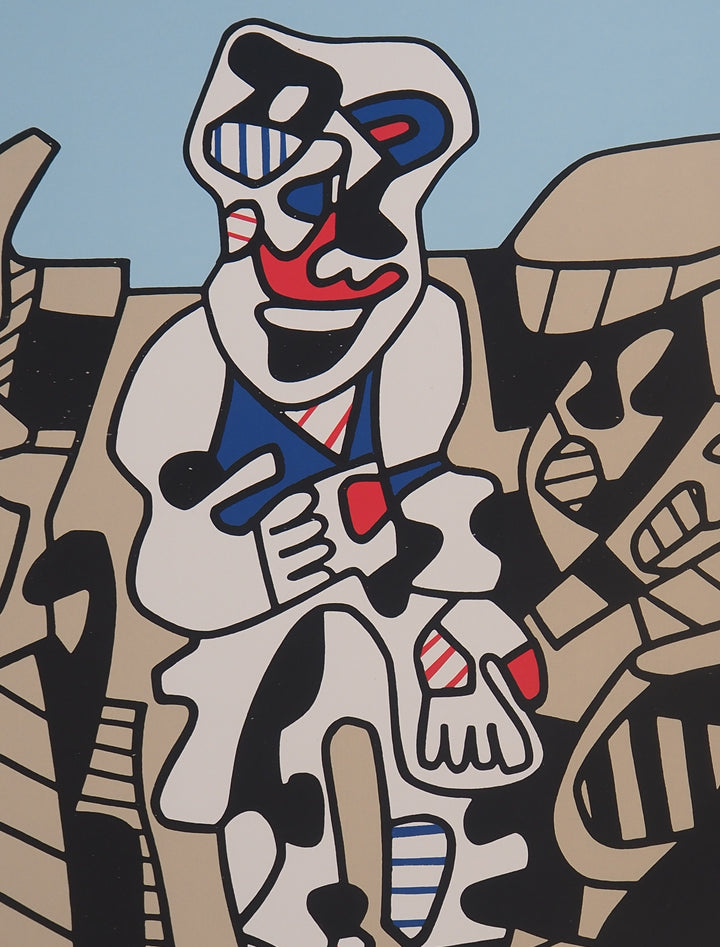 Jean DUBUFFET: Art brut: Wild man, Original poster – art.paris
