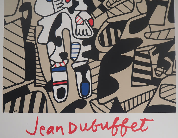 Jean DUBUFFET: Art brut: Wild man, Original poster – art.paris