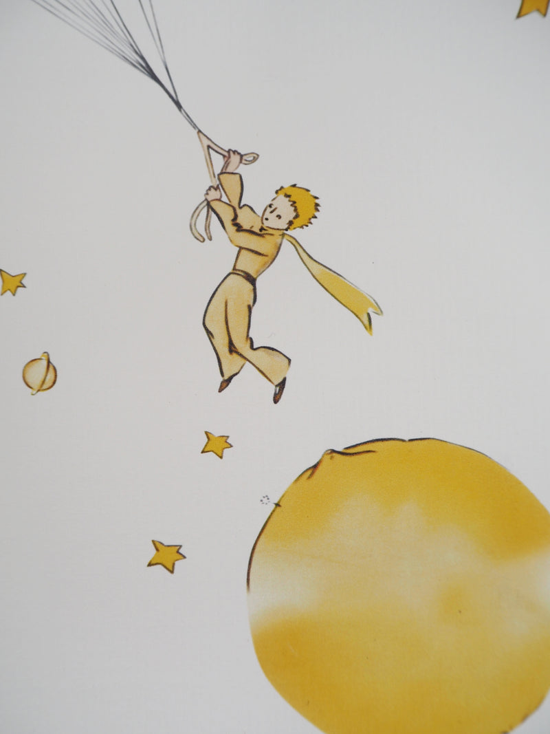 Antoine DE SAINT-EXUPERY : Le Petit Prince en route vers les étoiles, Lithographie originale (photo de détail 6) - Crédit photo : Galerie Art.Paris