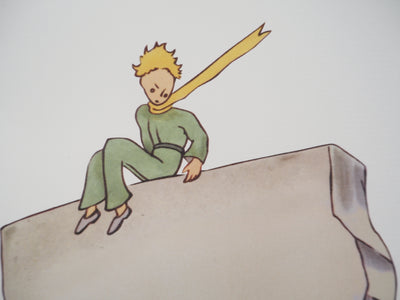 Antoine DE SAINT-EXUPERY : Le Petit Prince et le serpent, Lithographie originale (photo de détail 5) - Crédit photo : Galerie Art.Paris