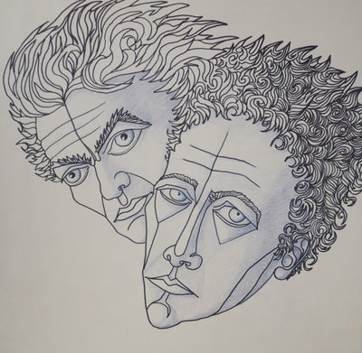 Jean MARAIS : Jean Cocteau et Moi, Lithographie originale (photo de détail 3) - Crédit photo : Galerie Art.Paris