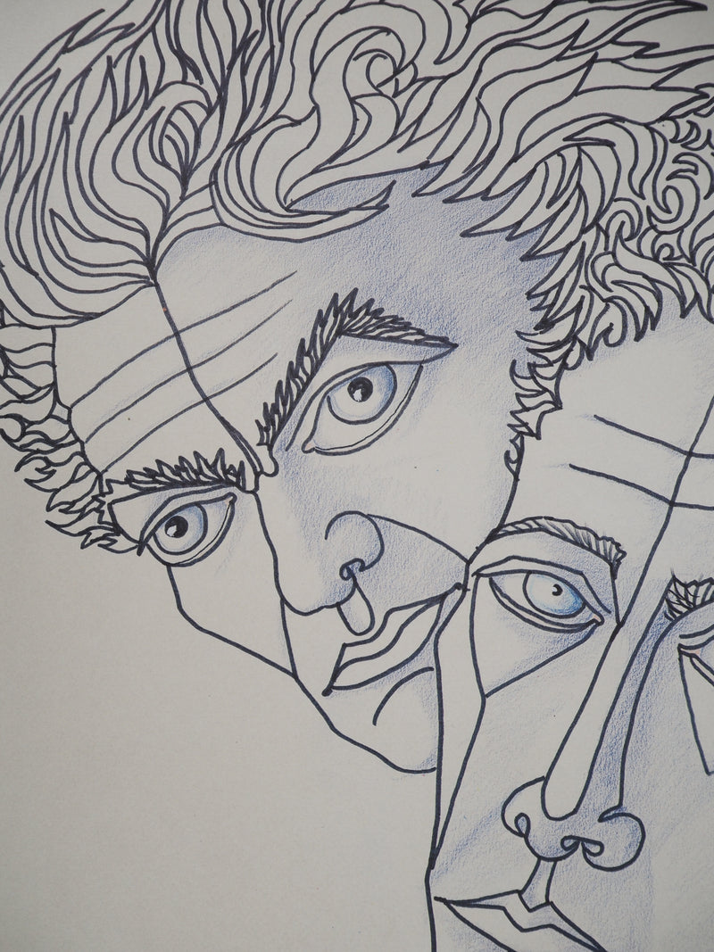 Jean MARAIS : Jean Cocteau et Moi, Lithographie originale (photo de détail 4) - Crédit photo : Galerie Art.Paris