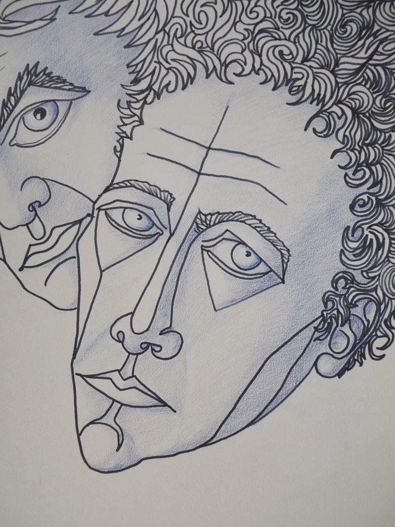 Jean MARAIS : Jean Cocteau et Moi, Lithographie originale (photo de détail 5) - Crédit photo : Galerie Art.Paris