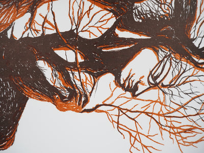 Jean MARAIS : L'homme arbre, Lithographie originale (photo de détail 4) - Crédit photo : Galerie Art.Paris