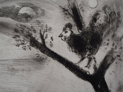 Marc CHAGALL : Le coq et le renard, Gravure originale (photo de détail 5) - Crédit photo : Galerie Art.Paris