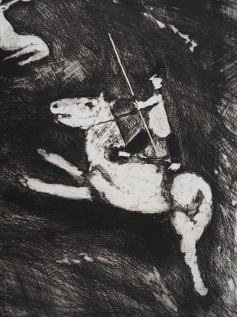 Marc CHAGALL : La chevauchée (Le cheval s&