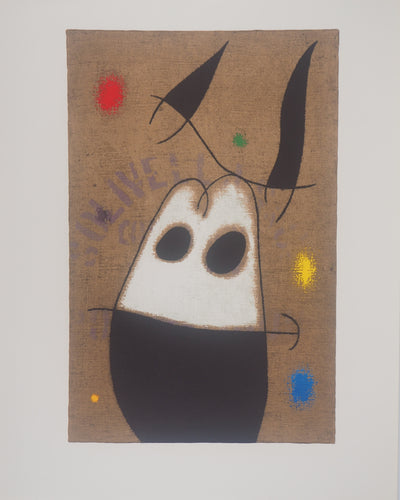 Joan MIRO : L'oiseau, Lithographie originale (vue générale) - Crédit photo : Galerie Art.Paris