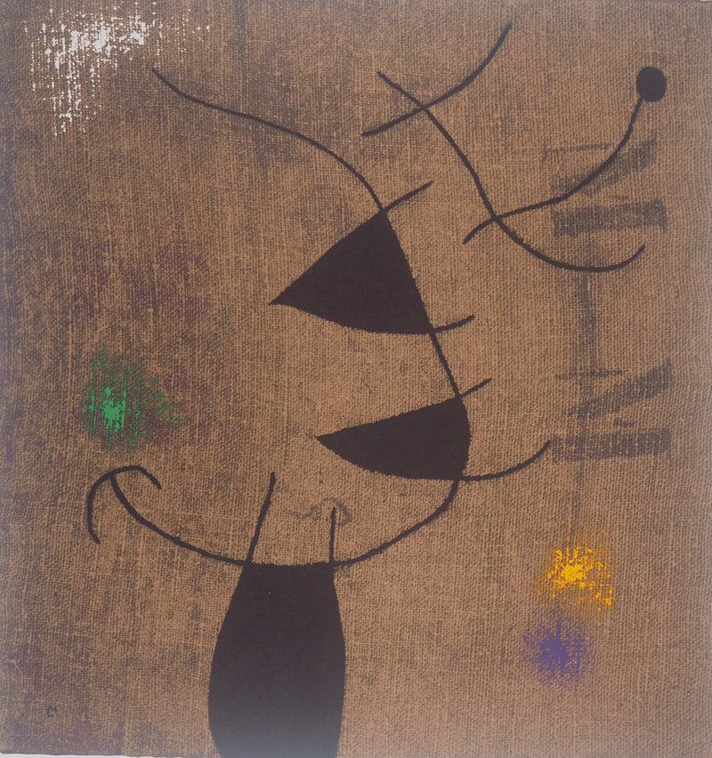 Joan MIRO : Femme dans le vent, Lithographie originale (photo de détail 2) - Crédit photo : Galerie Art.Paris