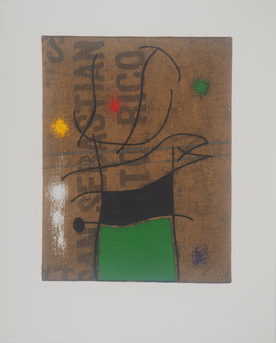 Joan MIRO : L'acrobate, Lithographie originale (vue générale) - Crédit photo : Galerie Art.Paris