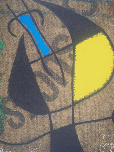 Joan MIRO : Femme à la victoire, Lithographie originale (photo de détail 3) - Crédit photo : Galerie Art.Paris