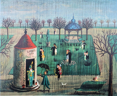 Raymond PEYNET : Le jardin aux amoureux, Gravure originale (photo de détail 2) - Crédit photo : Galerie Art.Paris