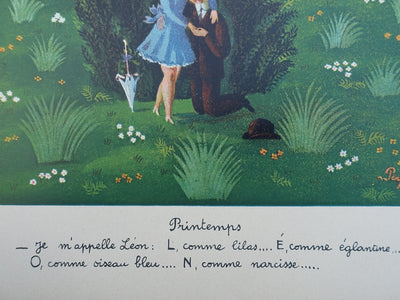 Raymond PEYNET : Amour de printemps, Gravure originale (photo de détail 6) - Crédit photo : Galerie Art.Paris