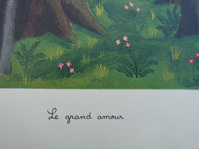 Raymond PEYNET : Le grand amour, Gravure originale (photo de détail 4) - Crédit photo : Galerie Art.Paris