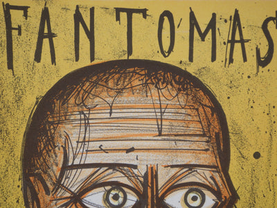 Bernard BUFFET : Fantomas (série Fantomas), Lithographie originale (photo de détail 3) - Crédit photo : Galerie Art.Paris