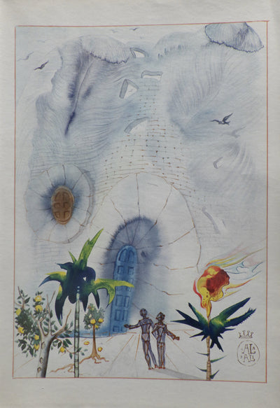 Salvador DALI : La porte du Paradis, oeuvre originale (vue générale) - Crédit photo : Galerie Art.Paris