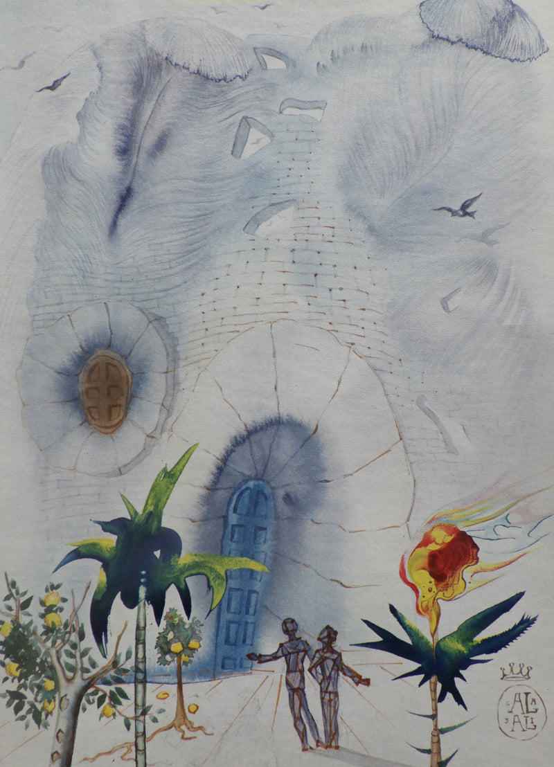 Salvador DALI : La porte du Paradis, oeuvre originale (photo de détail 2) - Crédit photo : Galerie Art.Paris