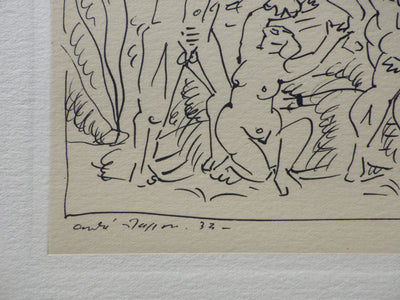 André MASSON : Le massacr, Gravure originale (photo de détail 3) - Crédit photo : Galerie Art.Paris