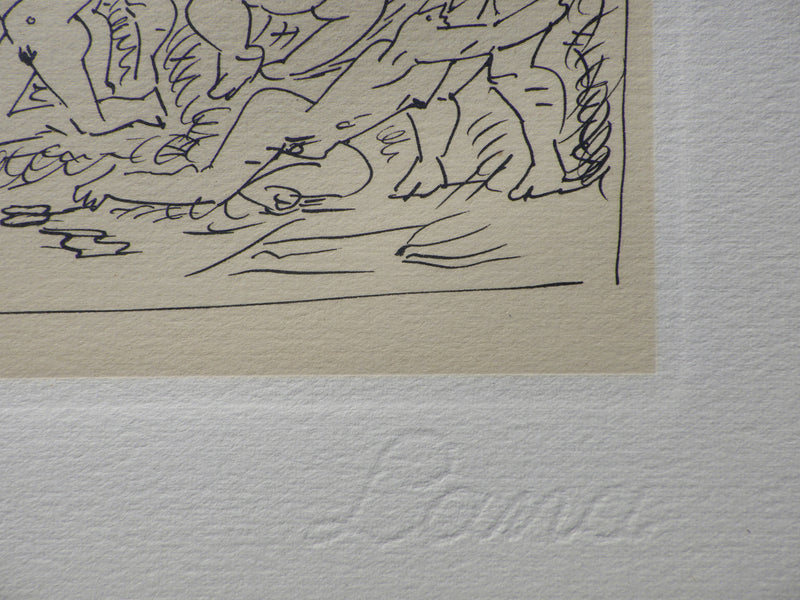 André MASSON : Le massacr, Gravure originale (photo de détail 4) - Crédit photo : Galerie Art.Paris