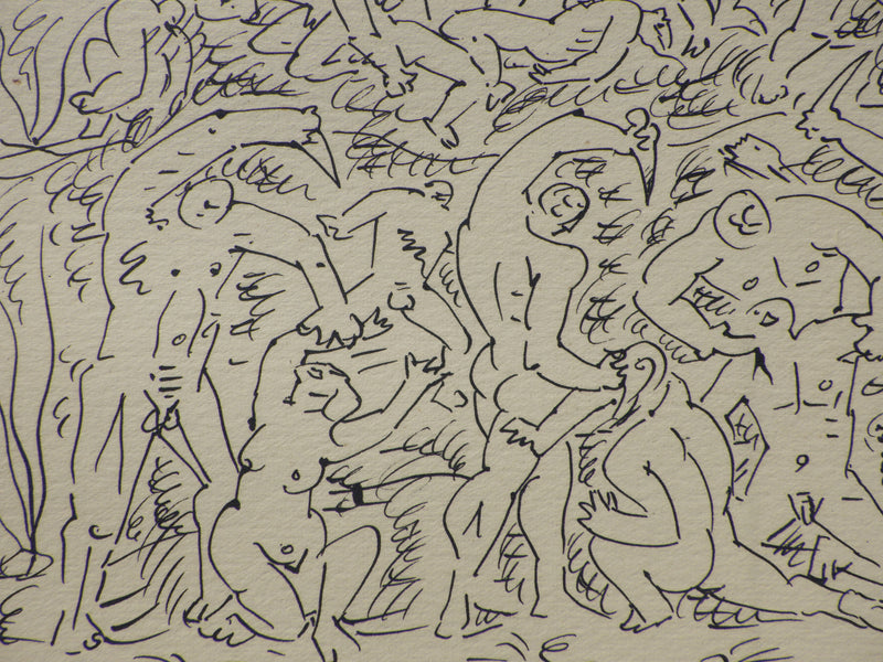 André MASSON : Le massacr, Gravure originale (photo de détail 5) - Crédit photo : Galerie Art.Paris