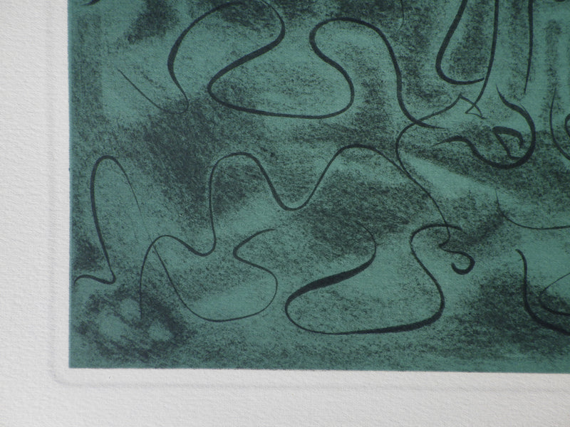 André MASSON : Elan dans la forê, Gravure originale (photo de détail 5) - Crédit photo : Galerie Art.Paris