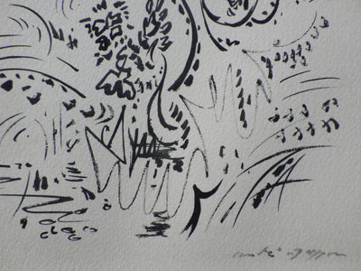 André MASSON : Le jardin fleur, Gravure originale (photo de détail 6) - Crédit photo : Galerie Art.Paris