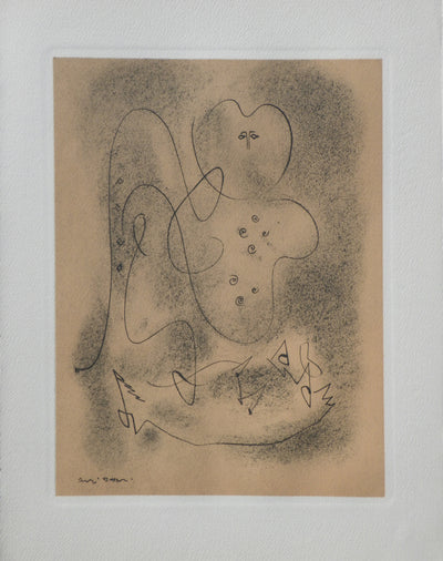 André MASSON : La pieuvr, Gravure originale (vue générale) - Crédit photo : Galerie Art.Paris