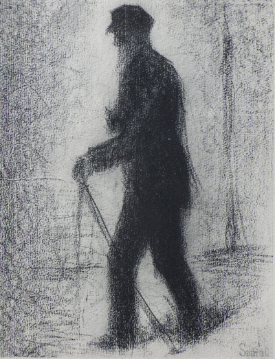 Georges SEURAT : Le marcheur, Gravure