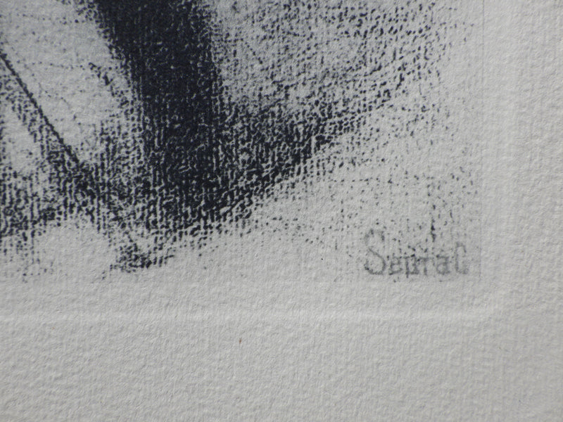 Georges SEURAT : Fort de la Hall, Gravure originale (photo de détail 3) - Crédit photo : Galerie Art.Paris