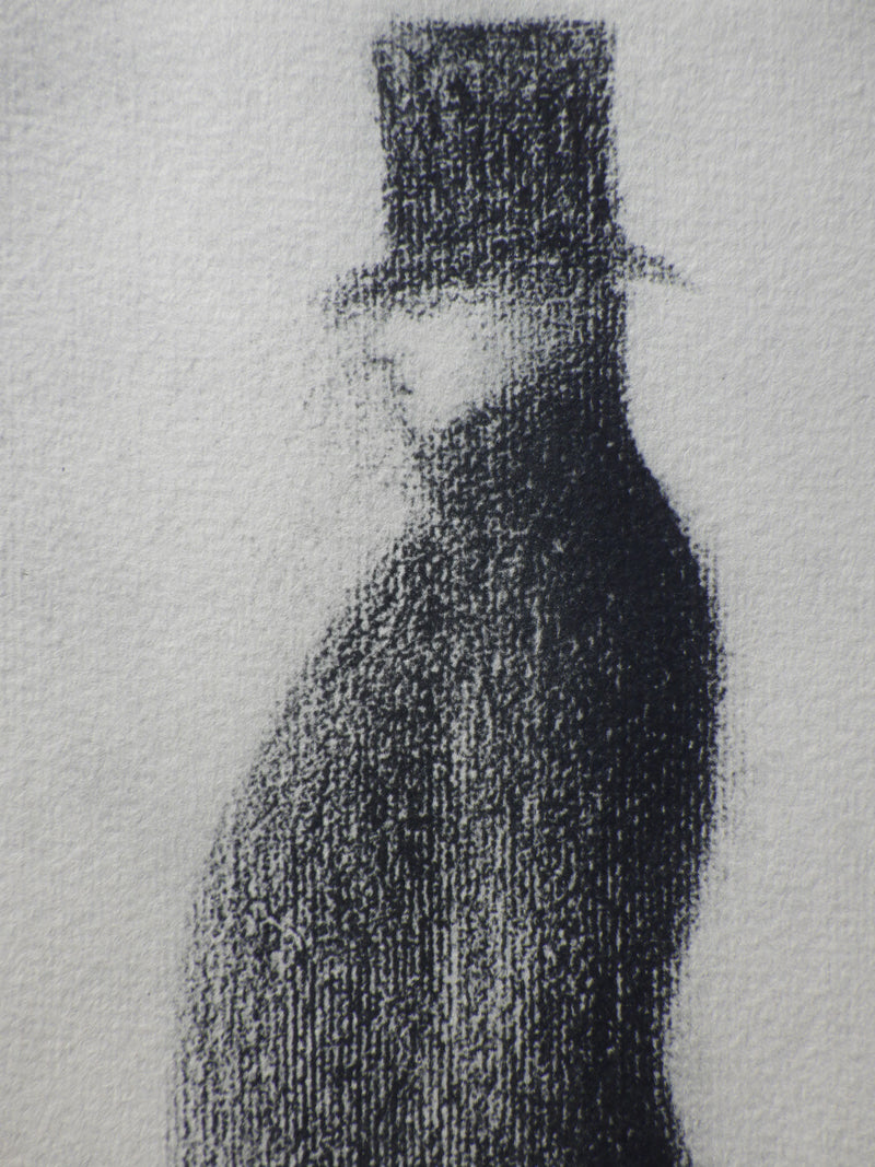 Georges SEURAT : Le haut de form, Gravure originale (photo de détail 5) - Crédit photo : Galerie Art.Paris