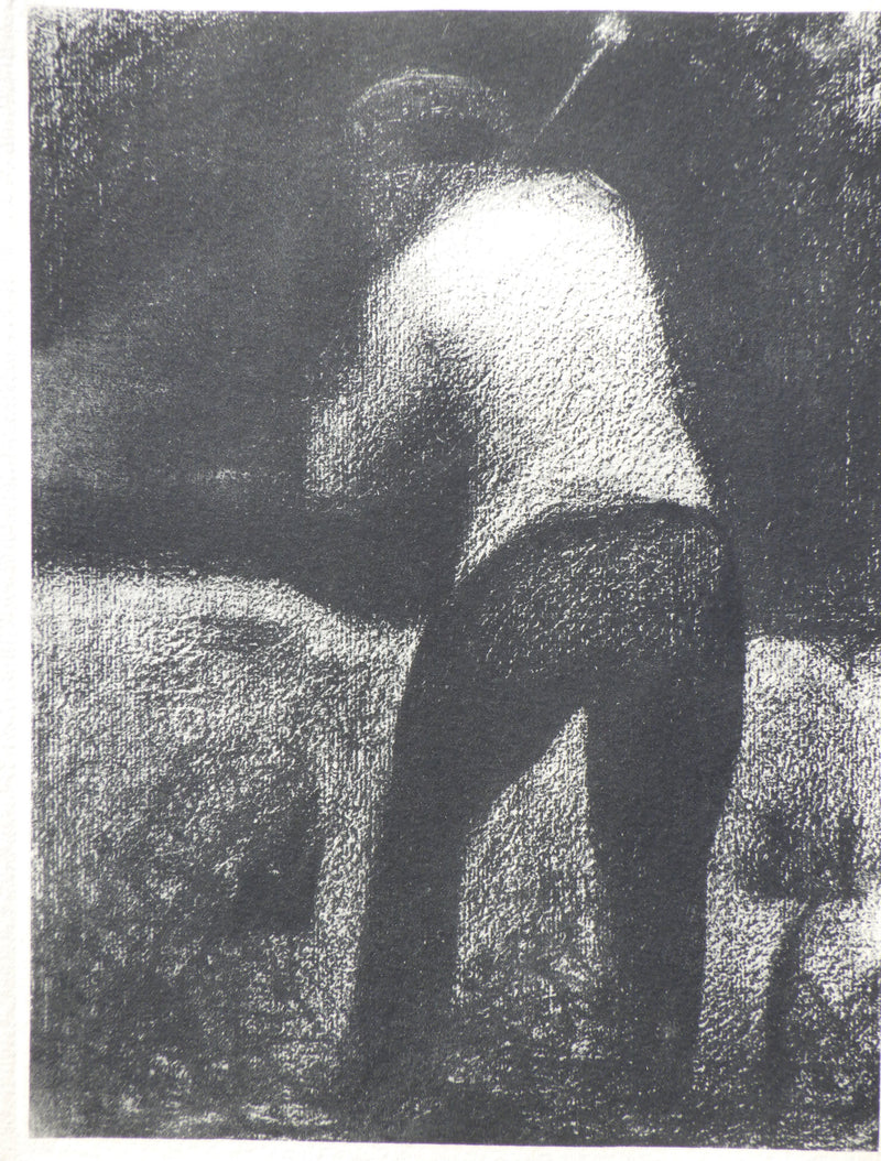 Georges SEURAT : Le casseur de pierre, Gravure originale (photo de détail 2) - Crédit photo : Galerie Art.Paris