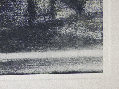 Georges SEURAT : Le peintre au travai, Gravure originale (photo de détail 3) - Crédit photo : Galerie Art.Paris