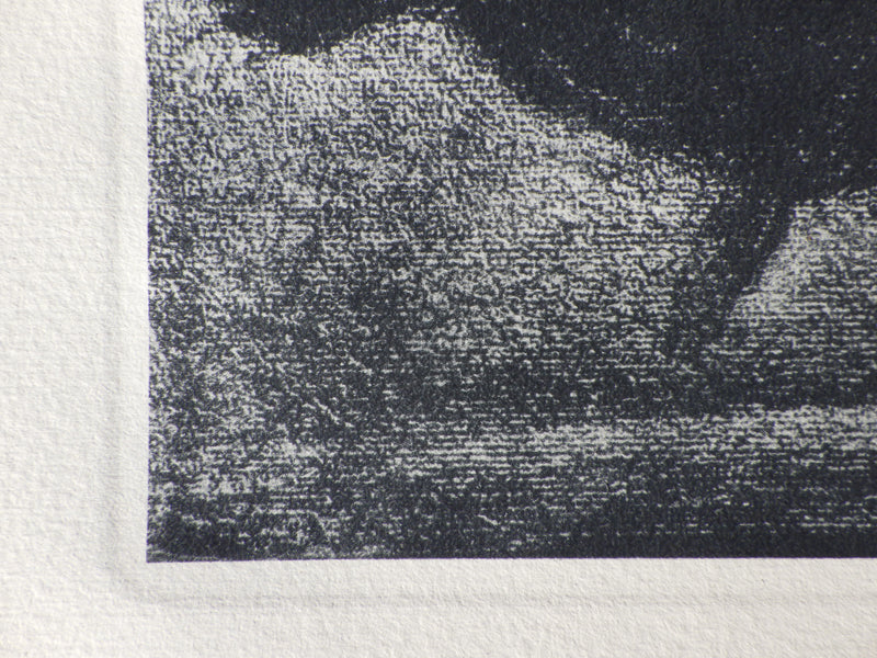 Georges SEURAT : Le peintre au travail, Gravure