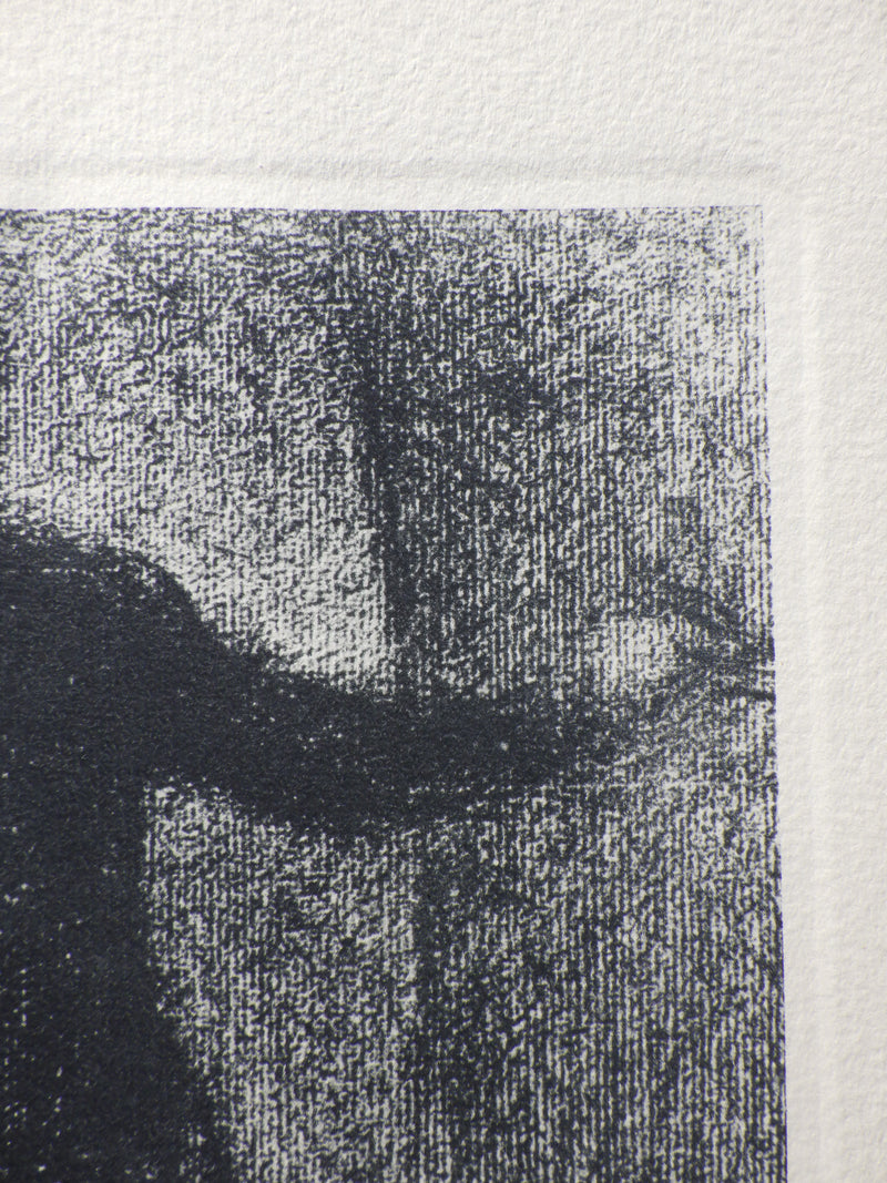 Georges SEURAT : Le peintre au travail, Gravure