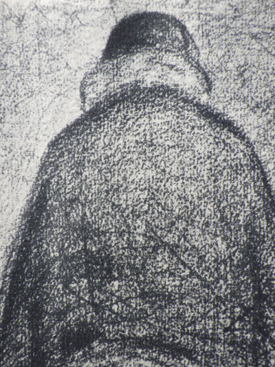 Georges SEURAT : L'homme au Plai, Gravure originale (photo de détail 6) - Crédit photo : Galerie Art.Paris